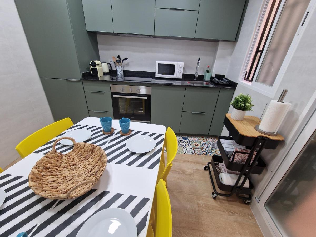 Vive Valencia Con Playa Y Metro Cerca Apartment Bagian luar foto